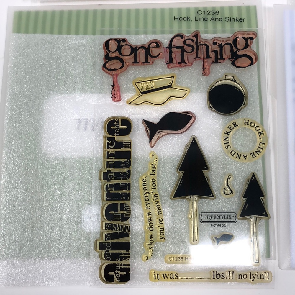 CTMH stamp bundle of 4 My Acrylix sets - Picture 4 of 6